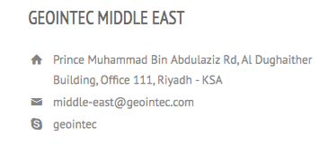 GEOINTEC Middle East